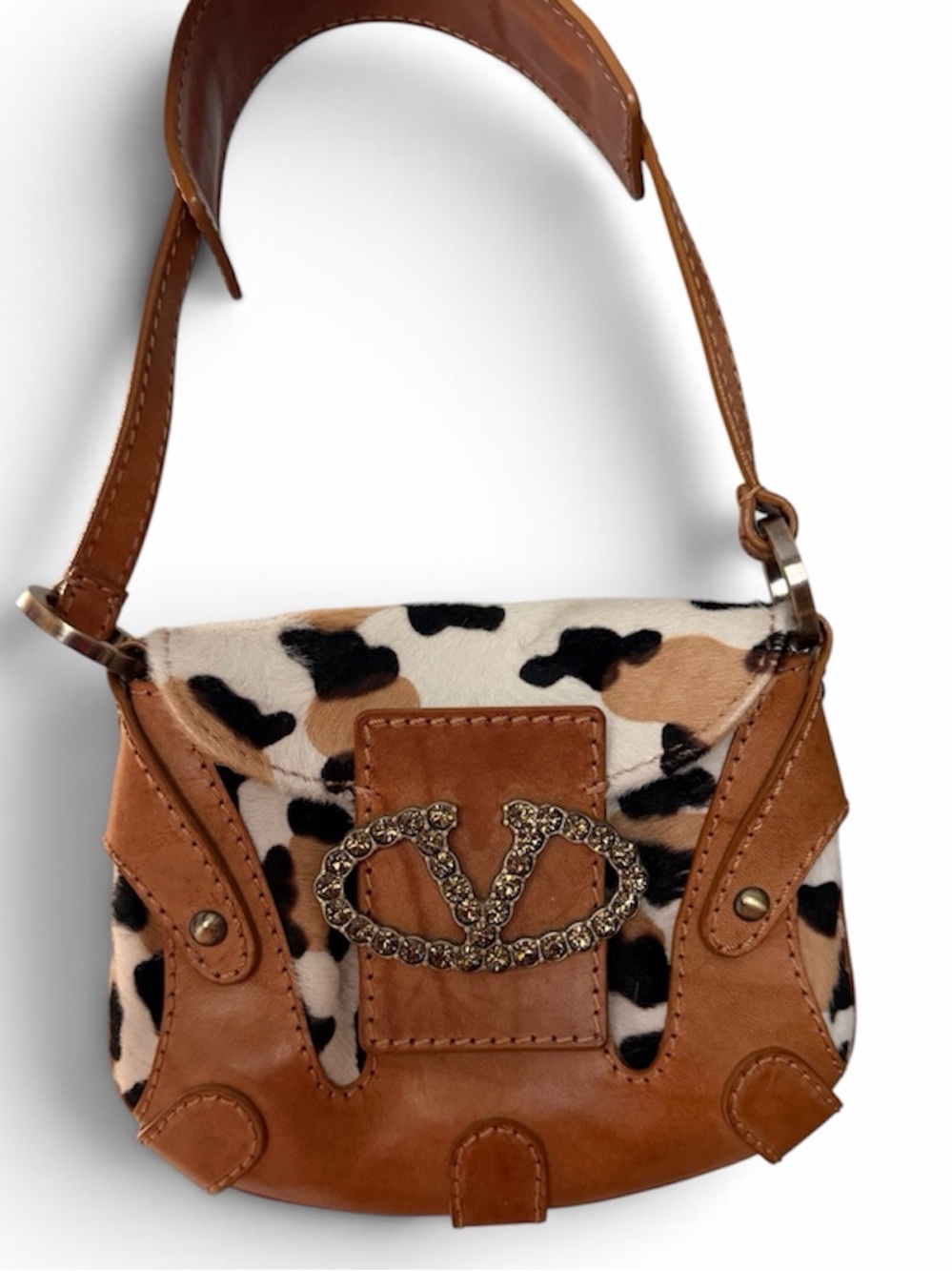 VALENTINO Pony Hair Baguette